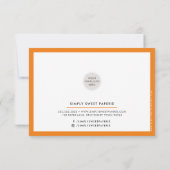 BUSINESS MERCI moderne chic orange vif (Dos)