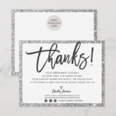 BUSINESS MERCI moderne chic parties scintillant ar (Devant / Derrière)