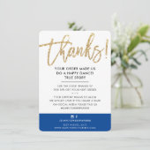 BUSINESS MERCI moderne mignon or parties scintilla (Debout devant)