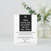 BUSINESS MERCI moderne noir blanc (Debout devant)