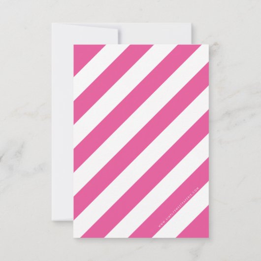 BUSINESS MERCI NOTE argent rayé parties scintillan (Dos)