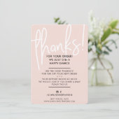 BUSINESS MERCI police moderne blush rose noir (Debout devant)