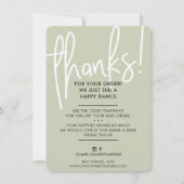 BUSINESS MERCI police moderne sauge vert noir (Devant)