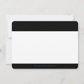 BUSINESS MERCI professionnel moderne noir blanc (Dos)