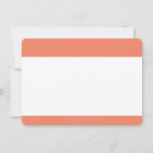 BUSINESS MERCI professionnel moderne orange (Dos)