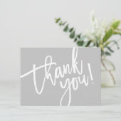 BUSINESS MERCI script moderne insérer le logo gris (Debout devant)