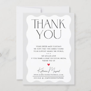 BUSINESS MERCI tendance élégant serif gris pâle