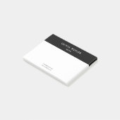 Business minimalistisch modern wit post-it® notes (Schuin)