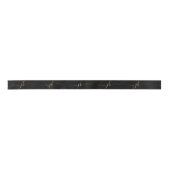 Business Monogram Script Logo Black Gold 1,5 inch Lint (Voorkant)