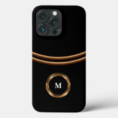 Business Monogram van mannen  Case-Mate iPhone Case (Achterkant)