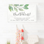 Business Moving Aankondiging Spandoek (Insitu)