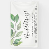 Business Moving Aankondiging Spandoek (Verticaal)