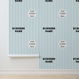 Business Name and Logo Behang