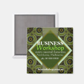 Business Networking Promo Magnet Magneet (Voorkant / Achterkant)