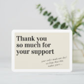 BUSINESS ORDER INSERT trendy merci crème d'ivoire (Debout devant)