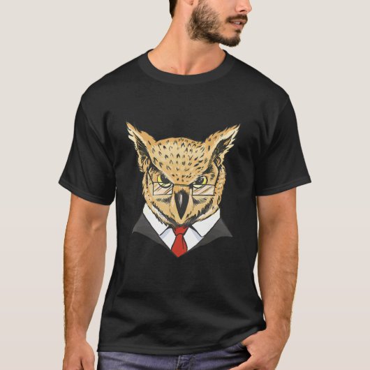 Business Owl T-shirt (Voorkant)