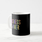 Business Owner Entrepreneur Gift Small Business Koffiemok (Voorkant links)