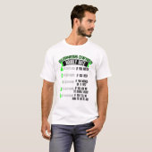 Business Owner Hourly Rate Entrepreneur T-shirt (Voorkant volledig)