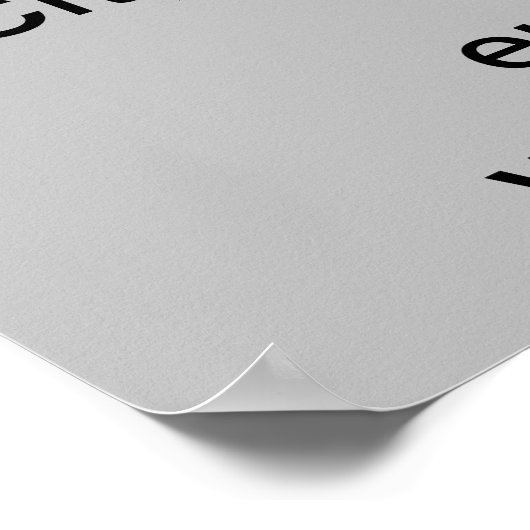 Business Pâques Vente Gray Poster (Coin)