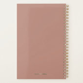 Business Planner 2023 Blush Rose Gold Typography (Dos)