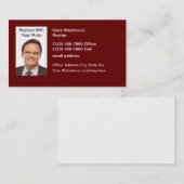 Business Professional Photo-sjabloon Visitekaartje (Voorkant / Achterkant)