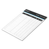 Business Project Management Task Tracker Notepad Notitieblok (Schuin)