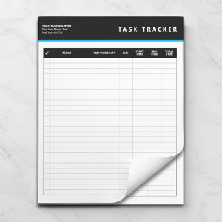 Business Project Management Task Tracker Notepad Notitieblok