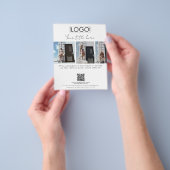 Business Promotional Beauty Mode Model Script Flyer (Hand)
