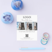 Business Promotional Beauty Mode Model Script Flyer (Enkel)
