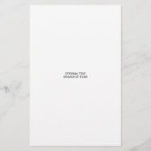 Business QR Code Licht Foto Aangepaste marketing Flyer (Achterkant)