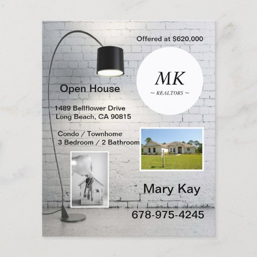 Business Real Estate Open House Flyer (Voorkant)