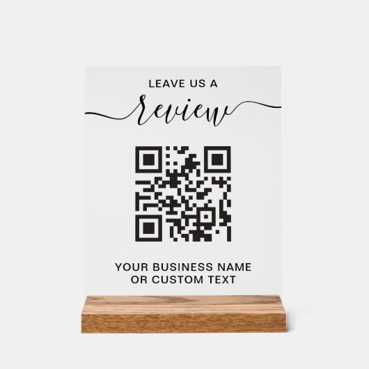 Business Review With QR Code (Recto)