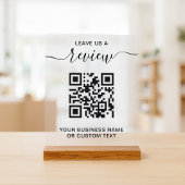 Business Review With QR Code