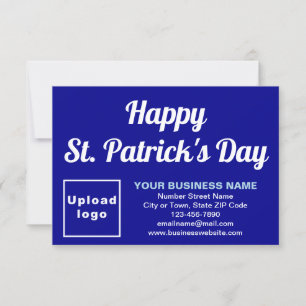 Business Saint Patrick Kleine Blauwe Platte Kaart