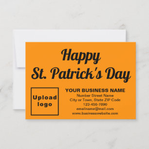 Business Saint Patrick Kleine Oranje Platte Kaart