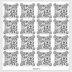Business Scan me QR Code Website Modern Simple Sticker