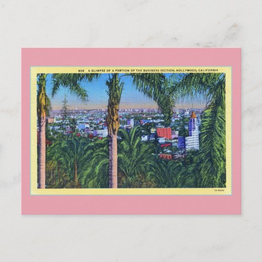 Business sectie Hollywood CAL Briefkaart (Voorkant)