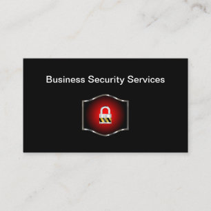 Business Security Service Visitekaartje