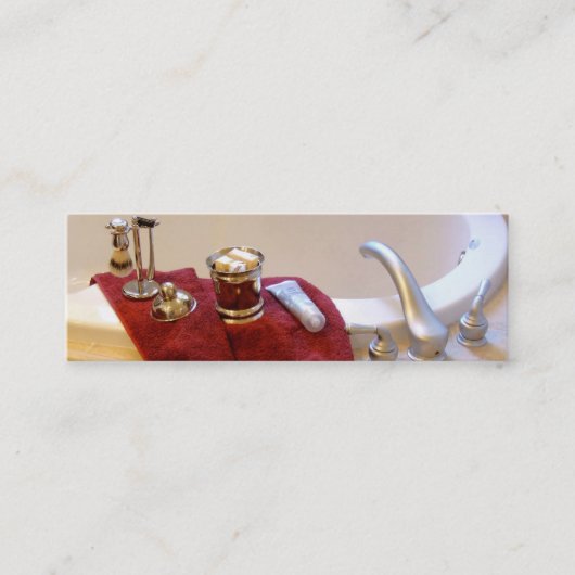 Business Services Card Mini Visitekaartje (Voorkant)