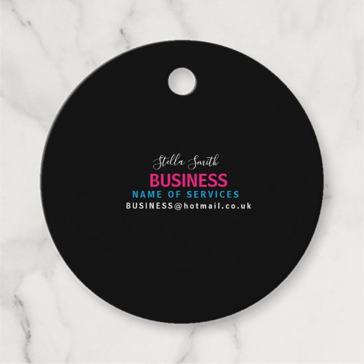 Business Services ontwerper professioneel & zakeli Bedankjes Labels (Voorkant)