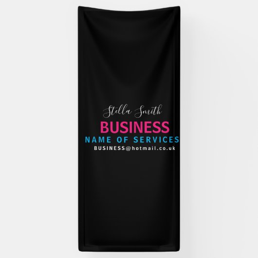Business Services ontwerper professioneel & zakeli Spandoek (Verticaal)