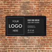 Business Social Media Logo Black Spandoek