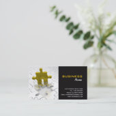 Business Solutions-Visitekaartje Visitekaartje (Staand voorkant)