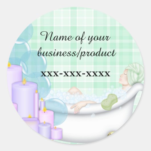 Business Spa sticker (Voorkant)