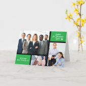 Business St. Patrick's Day foto, aangepaste naam Kaart (Gele Bloem)