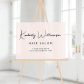 Business Stylish Signature Script Pink Frosted