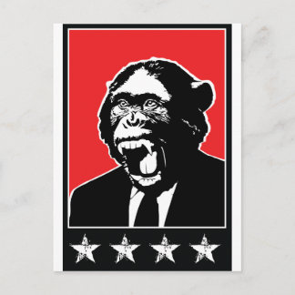 Business Suite Chimpansee Briefkaart
