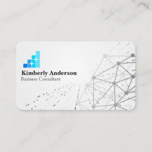 Business Tech Logo Netwerkhulpbron Visitekaartje