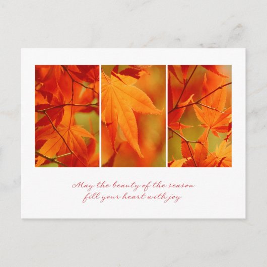 Business Thanksgiving Briefkaart / voor klanten (Voorkant)