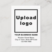 Business White Enclosure Kaart (Voorkant)